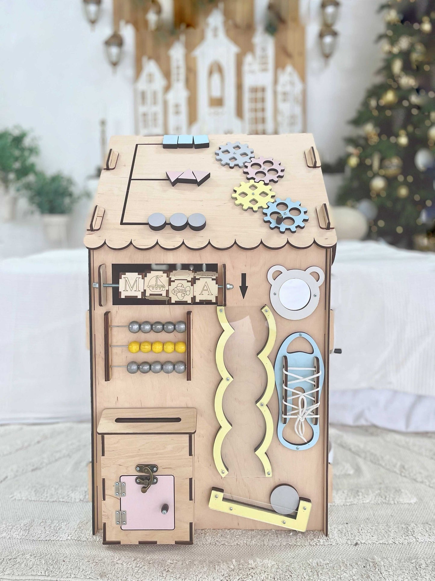 The Ultimate Montessori Busy House – Sensory Play & Skill Builder