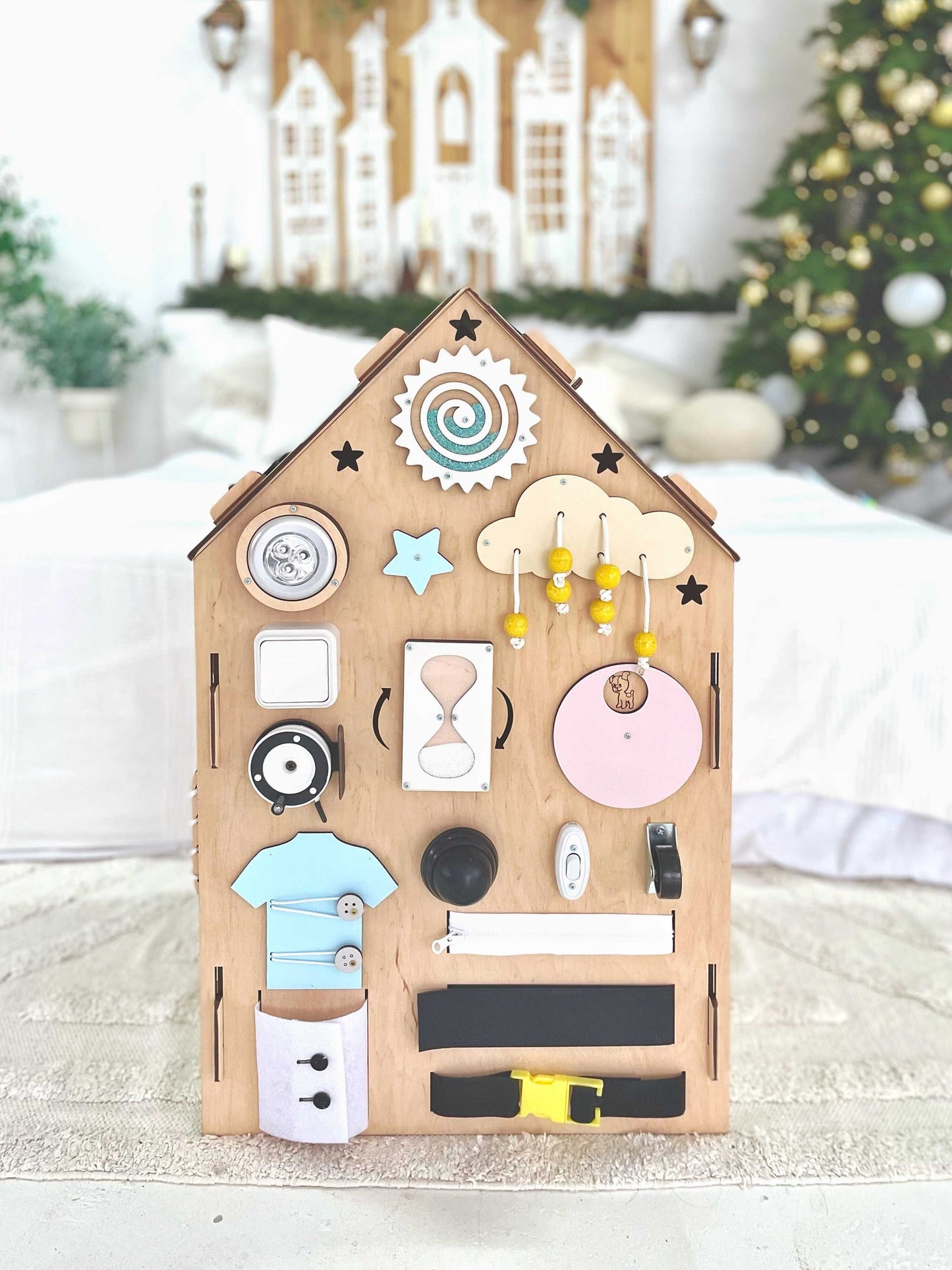 The Ultimate Montessori Busy House – Sensory Play & Skill Builder