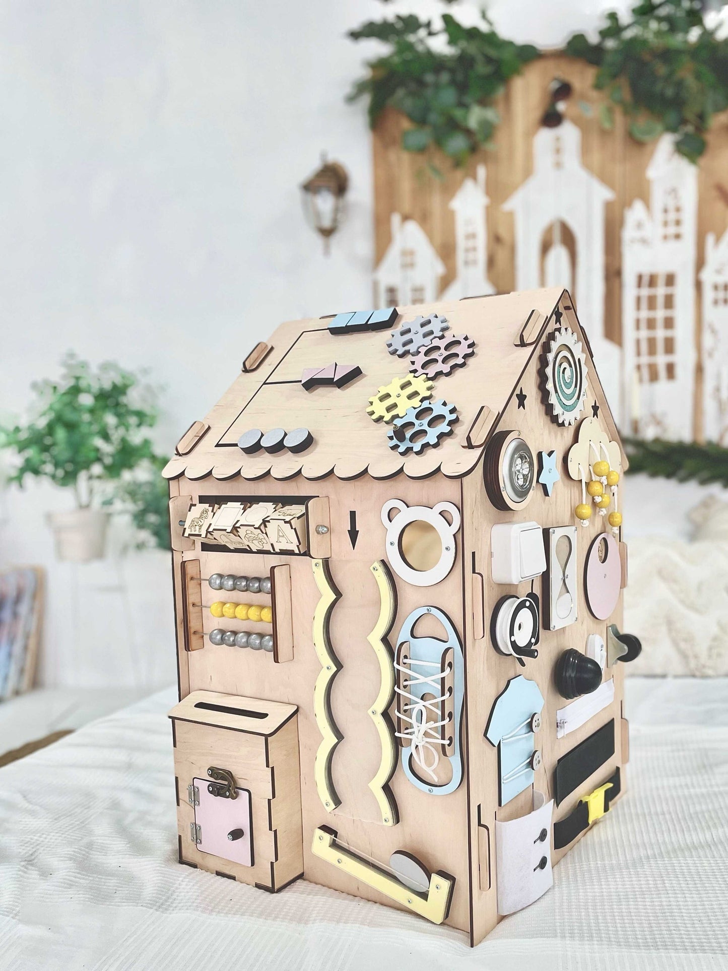 The Ultimate Montessori Busy House – Sensory Play & Skill Builder