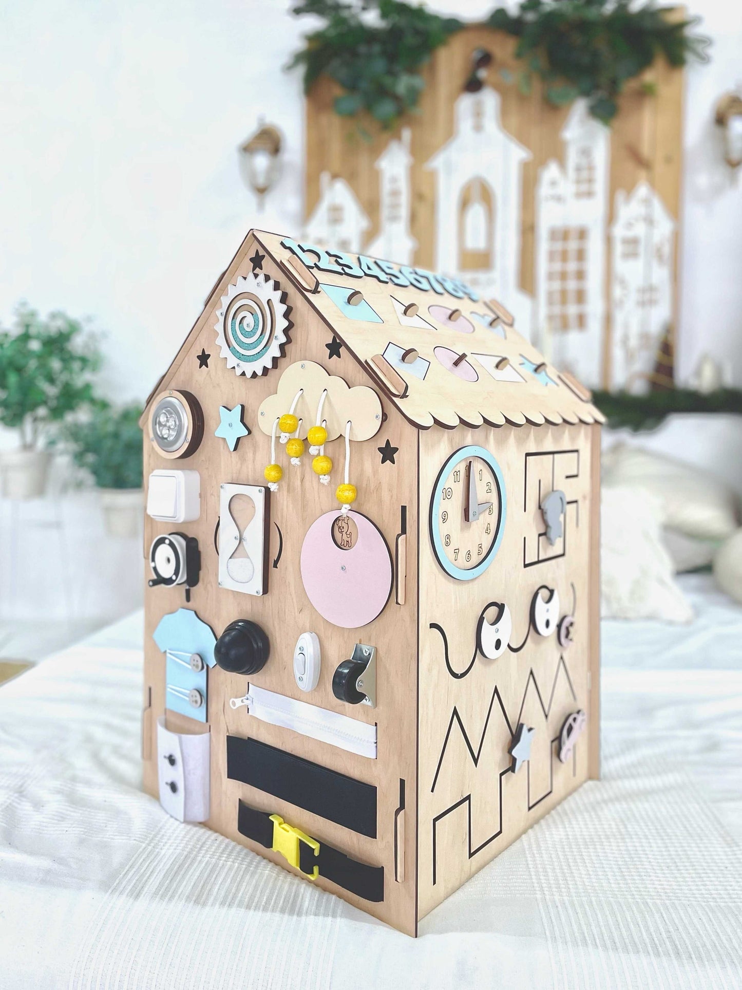 The Ultimate Montessori Busy House – Sensory Play & Skill Builder