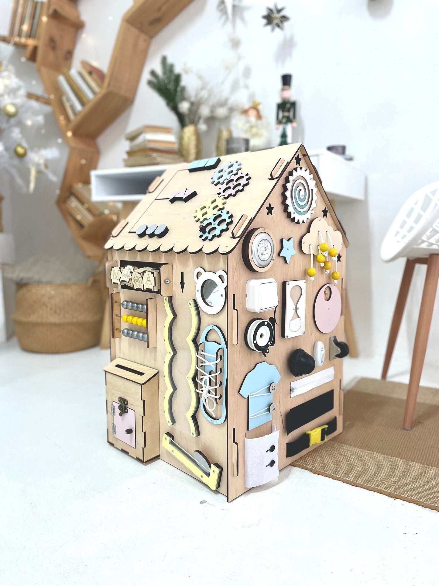 The Ultimate Montessori Busy House – Sensory Play & Skill Builder