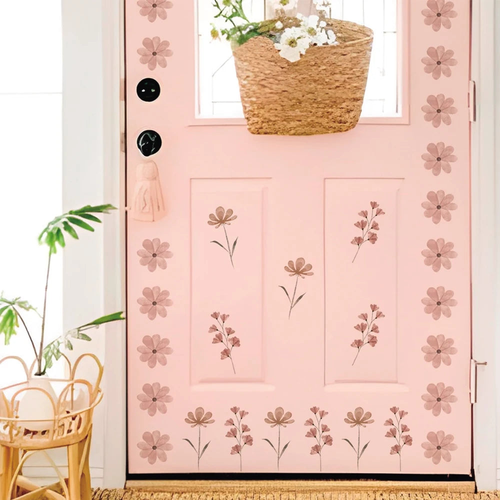 Watercolor Floral Wall Stickers